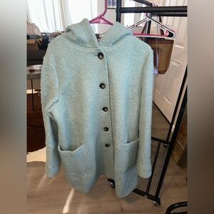 Boden Cambridge textured blue coat